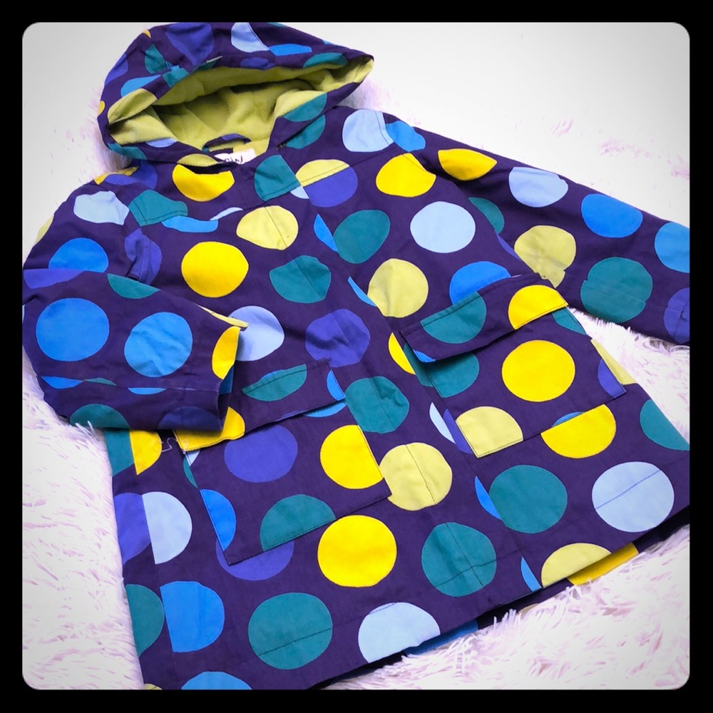 Mini Boden Girls 5/6 Fleece Lined Anorak